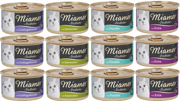 Miamor | Pastete | 85g dåse - Mix 2 - 12x85g