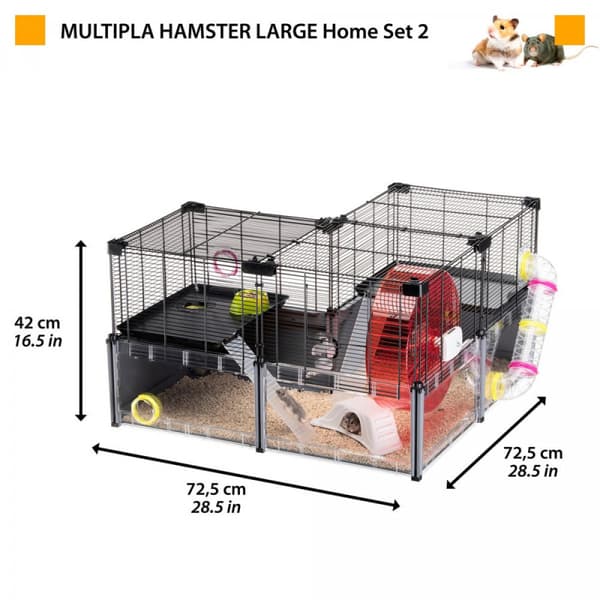 FERPLAST Multipla Hamsterbur Stor gnagare
