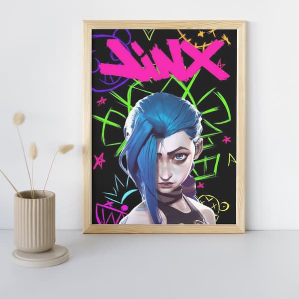 MALERI EFTER TAL Billeder til maleri Arcane Jinx Portræt 40x50 cm