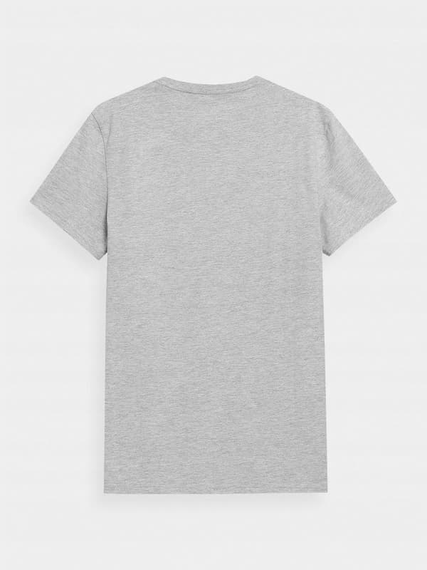Herr-T-shirt4F M536 cool ljusgrå M