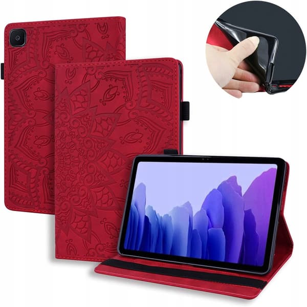 RØDT LUKKET ETUI TIL SAMSUNG GALAXY TAB A7 10.4'