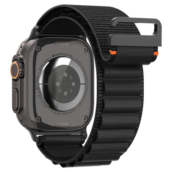 Rem Spigen WBF1 Rem til Apple Watch 44 / 45 / 46 / 49 mm - Sort
