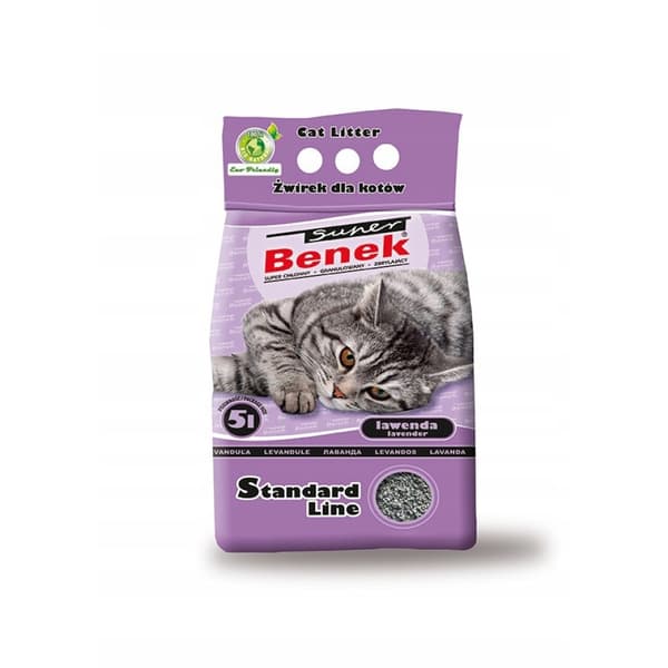 Super Benek Standard Lavendel Kattegrus 25 L (20 kg)