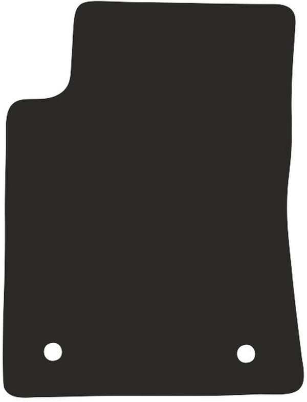 Polyamid chaufførmåtte til Citroen C3 III hatchback 2017- med gummibagside