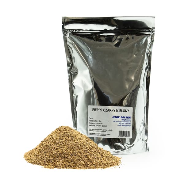 Malen svartpeppar 1 kg premium