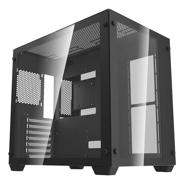 Darkflash C285 tietokoneen kotelo (musta)