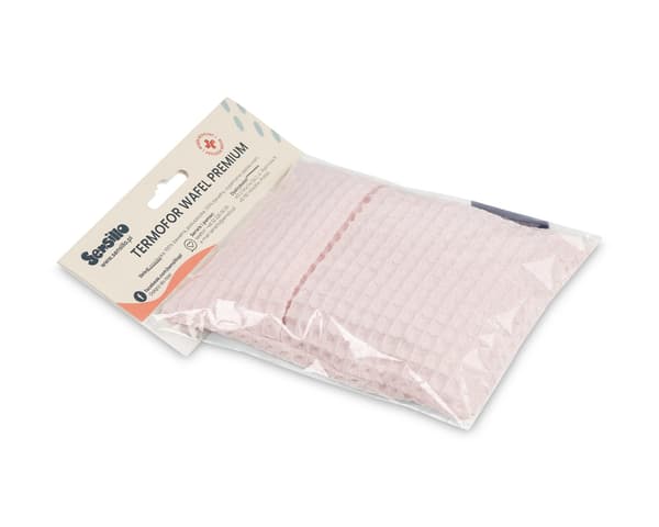 PREMIUM VAFFEL VARM VANDFLASKE PULVER PINK