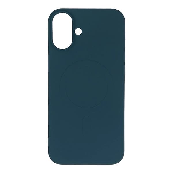 Flydende silikone-cover MagSafe til iPhone 16 Plus - Mørkeblå