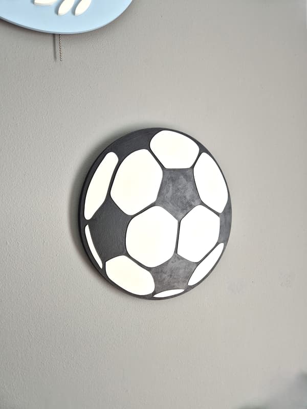 Väggdekoration i MDF-fotboll MK2