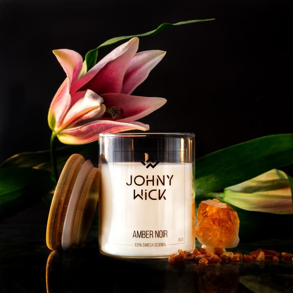 Sojaduftlys - Amber Noir 100g