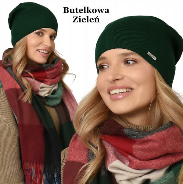 Dame efterårshue, moderne stil, lukket, POLSK PRODUCENT, vinter UNI V3