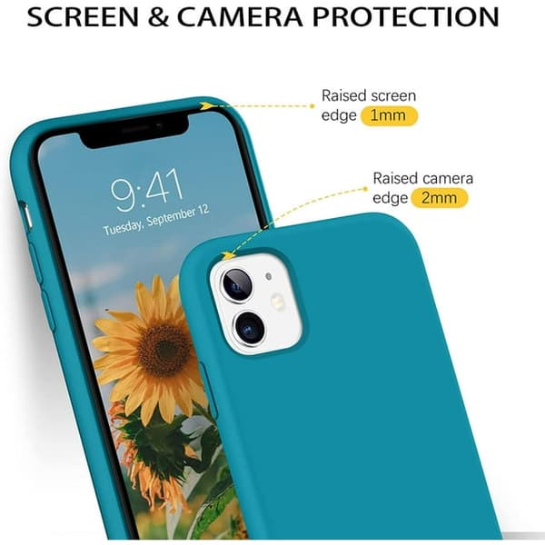 SILIKONSKAL TILL APPLE IPHONE 11, MATT BAKSIDA, HÅLLBART