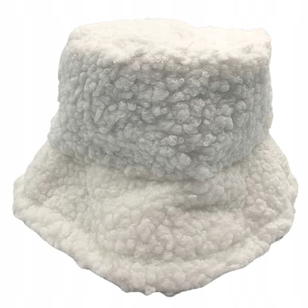 Damhatt Bucket Hat Vinter Varm Behaglig Mjuk