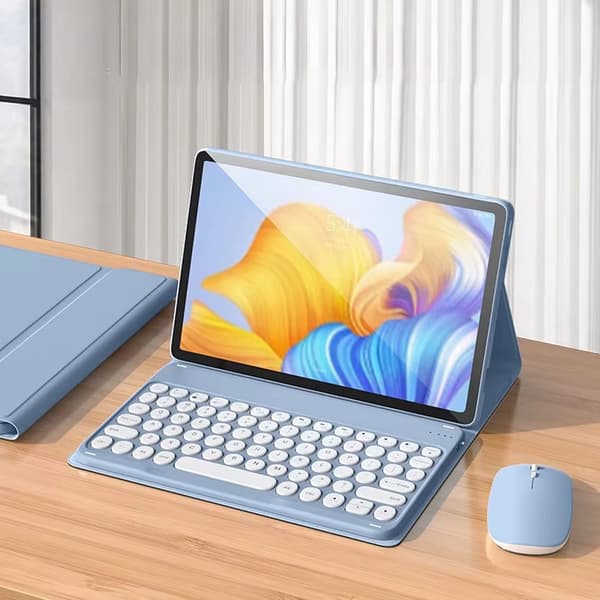 Magnetiskt Bluetooth-tangentbordsfodral för Redmi Pad SE 8.7 CFRPSE87 (blå)
