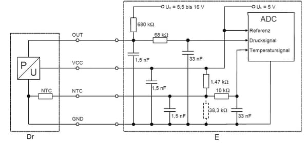 TRYKSENSOR 0261230302 BOSCH