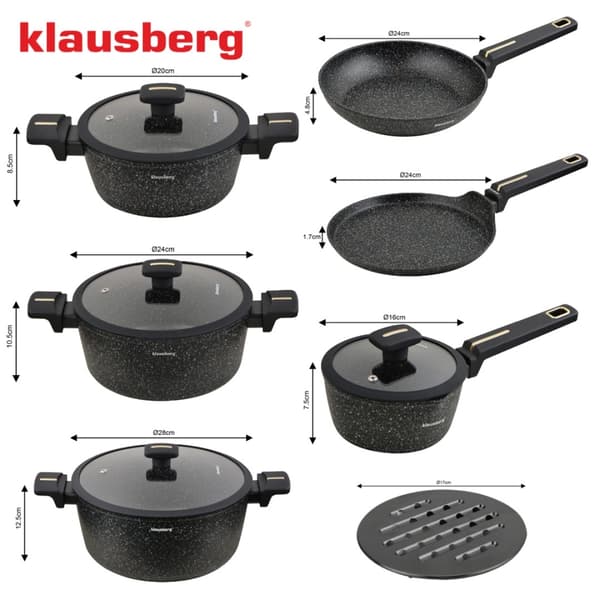KLAUSBERG KB-7966 12 MARMORIKEITTOASTIAN SARJA