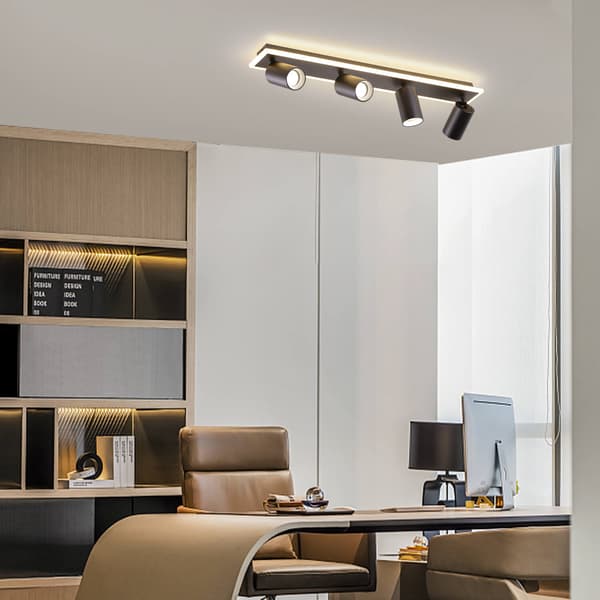 PARMA LED-PANDELAMPE SORT LYS PRESTIGE LP-0612/4C BK