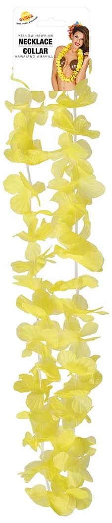 Hawaiiansk Aloha Halskæde Gule Blomster