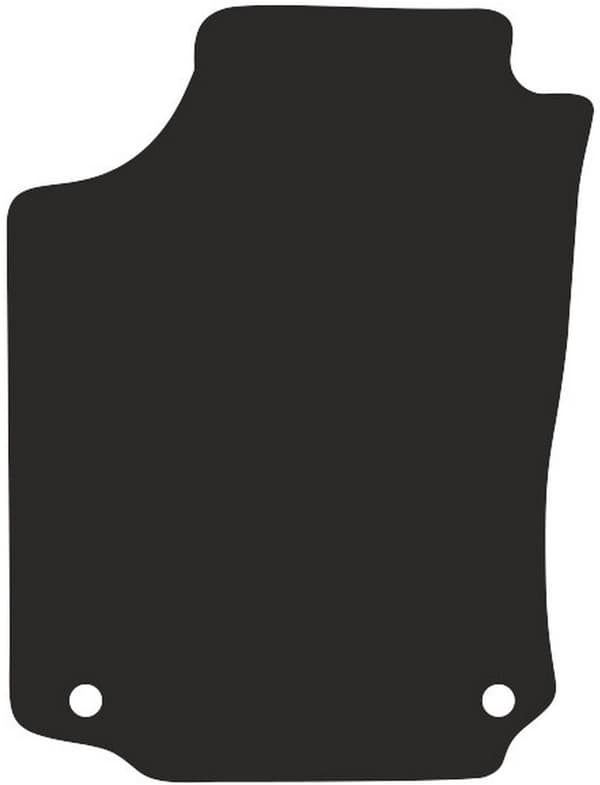 polyamid förarmatta för Opel Combo C kombivan 2001-2011 gummierad förarmatta