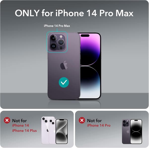 FODRAL TILL APPLE IPHONE 14 PRO MAX TRANSPARENT SILIKONBAKSIDA