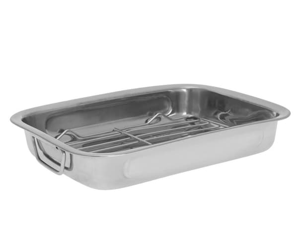 STÅLBAGEPANDE MED RISTE 35 cm KH-1377