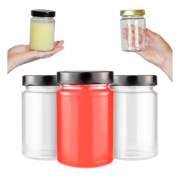 Atena burk 330ML + högt lock FI66 sylt honungskonserver bröllopspresent