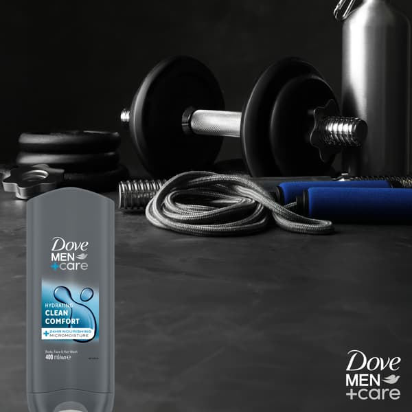 683149 Dove Men Geeli Mukavuus 400ML 313448