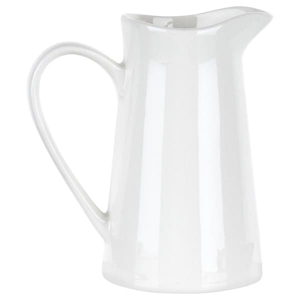 Hvid porcelænsmælkekande 200 ml