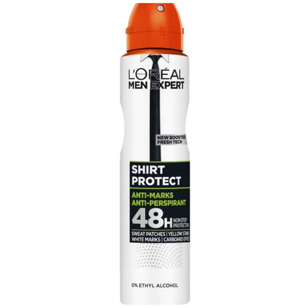 L'Oréal Men Expert Shirt Protect Antiperspirant til mænd spray 250ml