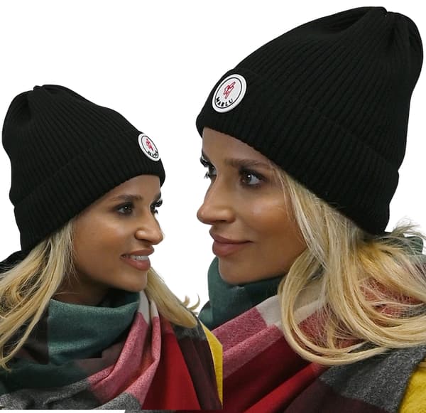 Klassisk Roll-Up Kasket med Logo Sort n1