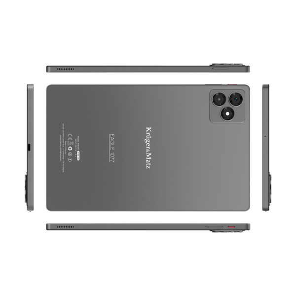 Tablet Kruger&Matz 10,1” EAGLE 1077 4/64 GB GPS USB-C LTE Android 15 IPS