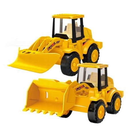 Leksaksgrävmaskin bulldozer leksaksset om 2