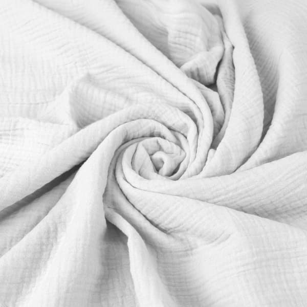 Muslin påslakan 70x140x10 cm vit