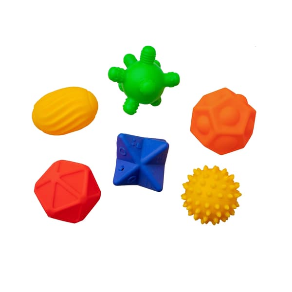 Sensorky Sensory Balls-set, 6 delar, 6 månader+, för mödravård