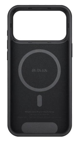 PITAKA UltraGuard -kotelo iPhone 17 Pro Maxille, MagSafe, musta ja harmaa