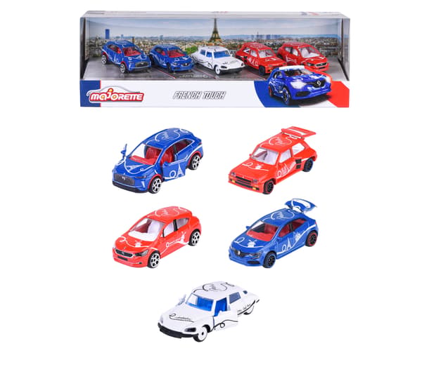 MAJORETTE FRENCH TOUCH 5-PACK 1:64 212055012
