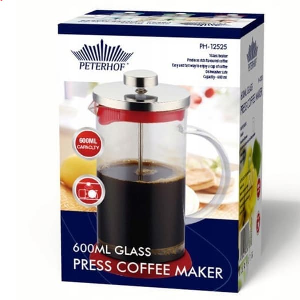 PISTON KAFFE/TEKANDER 600 ml PETERHOF PH-12525