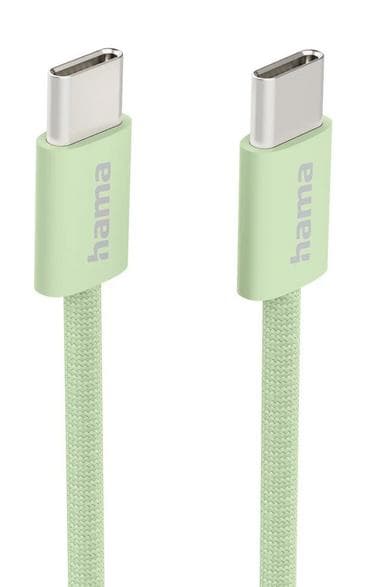 HAMA Data Fabric USB-C -kaapeli 1m Vihreä