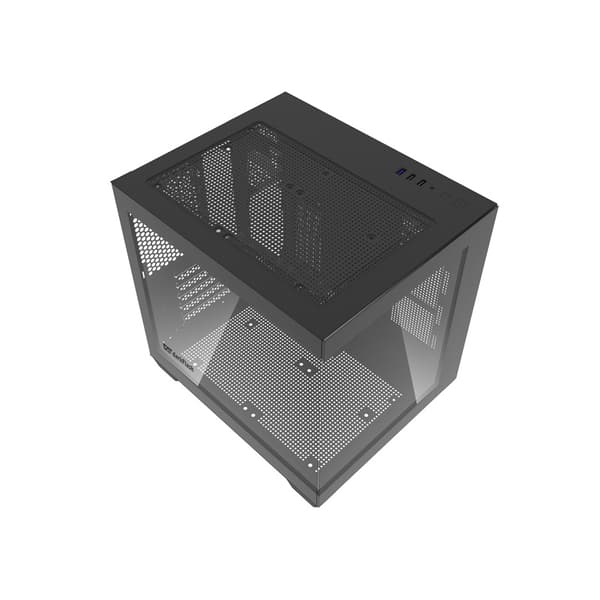 darkflash C275P blæserløs computerkasse (sort)