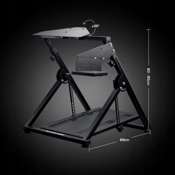 Justerbart, hopfällbart rattstativ kompatibelt med FlashStand F902