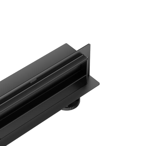 W-Drain NEXT 2in1 Lineært vægafløb 60 cm dobbeltsidet sort