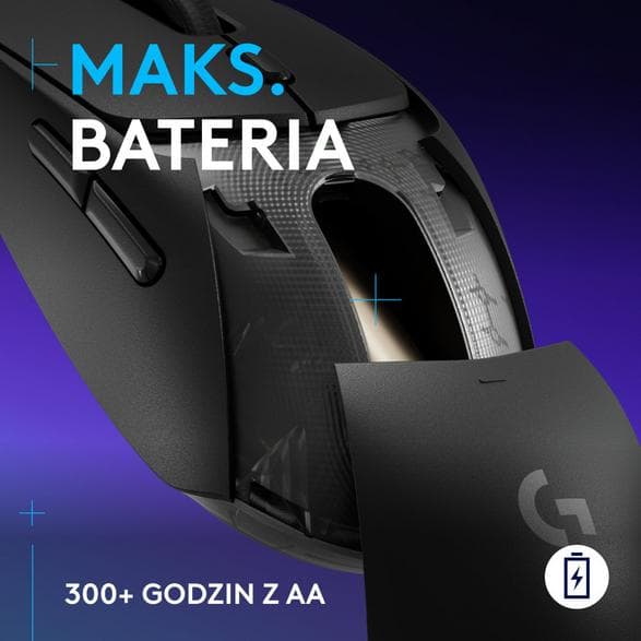 Logitech G309 Lightspeed trådløs mus, sort