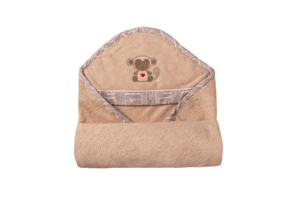 Badöverdrag för baby 100x100 BAMBUE beige