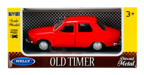 WELLY OLD TIMER DACIA 1300 RØD 1:34 43828