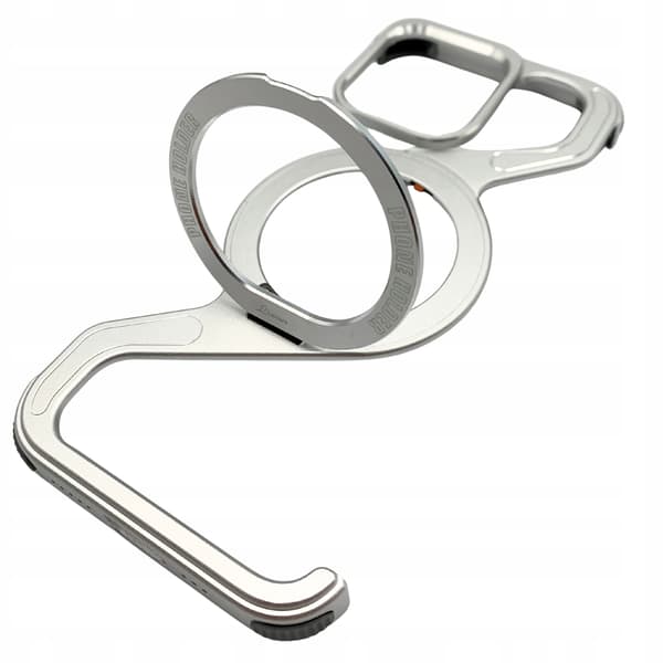 iPhone 15 Pro pansret MagSafe metalskald titanium holder