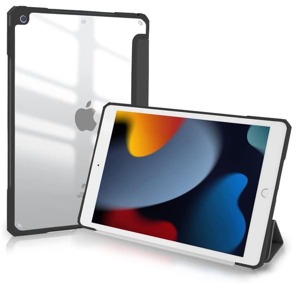 Apple iPad 10.2 7 8 9 generaation läpinäkyvä kynäkotelo