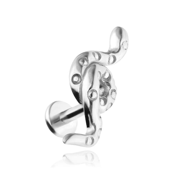 Labret - sølvslange - LGW-033 1.2/6