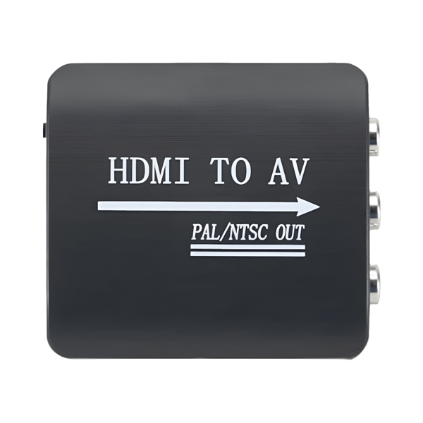 HDMI til AV RCA cinch billedkonverter NTSC PAL