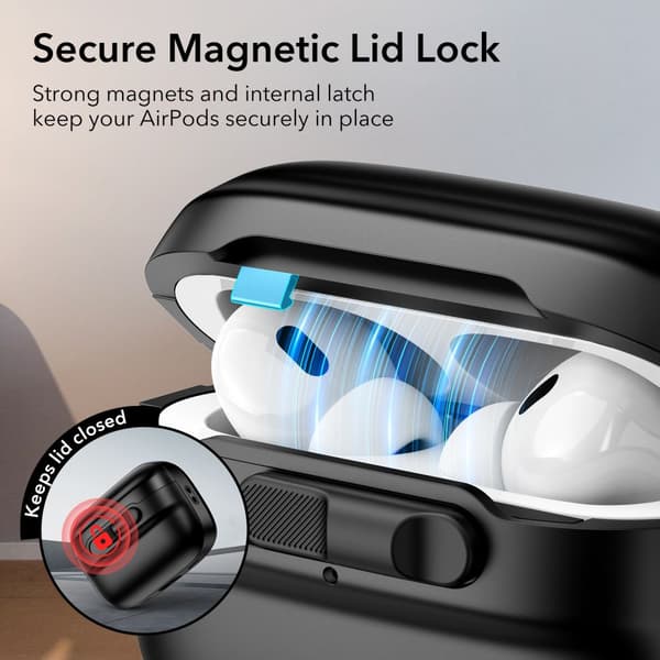 ESR PULSE HALOLOCK MAGSAFE APPLE AIRPODS PRO 1/2 SORT