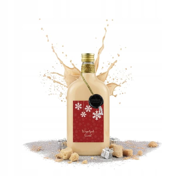 10 st julflaskor CLASSIC 500ml dekorativ flaska till JUL